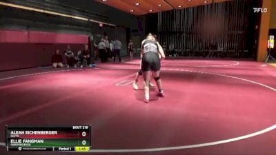 190 lbs Round 3 - Aleah Eichenberger, NH/TV vs Ellie Fangman, Independence