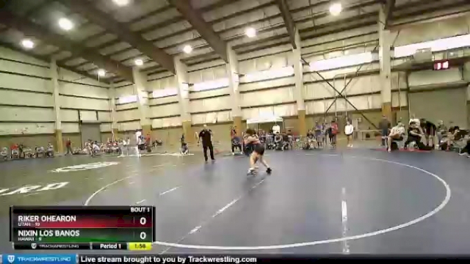 105 lbs Round 1 (6 Team) - Riker Ohearon, UTAH vs Nixin Los Banos, HAWAII