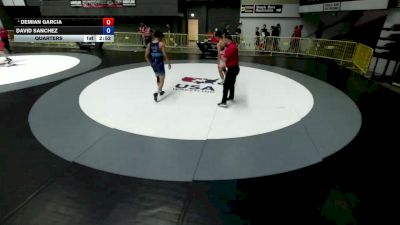 157 lbs Quarters - Demian Garcia vs David Sanchez
