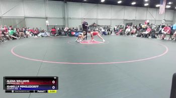 115 lbs Round 3 (8 Team) - Alena Williams, Arkansas Red vs Isabella Mingledorff, Georgia Red