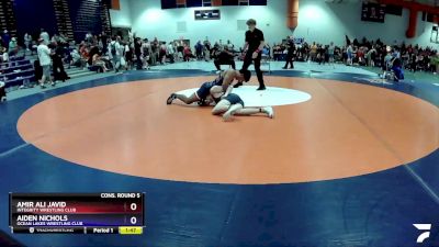 132 lbs Cons. Round 5 - Aiden Nichols, Ocean Lakes Wrestling Club vs Amir Ali Javid, Integrity Wrestling Club