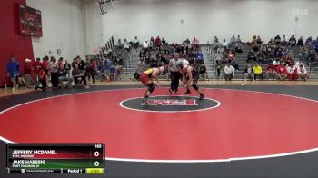 165 lbs Round 1 - Jeffery McDanel, PCM, Monroe vs Jake Haessig, Fort Madison JV