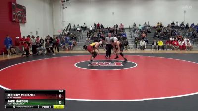 165 lbs Round 1 - Jeffery McDanel, PCM, Monroe vs Jake Haessig, Fort Madison JV