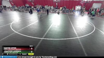 175 lbs Cons. Round 2 - Jonathon Lamprich, LaCrosse Area Wrestlers vs Hunter Opper, Merrill High School Wrestling