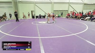 126 lbs Placement Matches (16 Team) - Jack Abramson, New Jersey vs Braxton Moody, Kansas Red