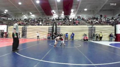 59 lbs Quarterfinal - Easton Arthur, Bloomington South Wrestling Cl vs Quincy Zellers, Tell City Wrestling Club