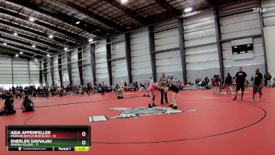 170 lbs Semis & 1st Wrestleback (8 Team) - Enerlen Davvajav, Virginia Killers vs Aida Appenfeller, Missouri Battle Gear Black