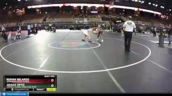 102 lbs 1st Place Match - Roman Belardo, Jefferson Middle School vs Adaias Ortiz, Central Florida Wrestling Acad