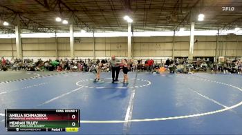 75 lbs Cons. Round 1 - Mearah Tilley, Sublime Wrestling Academy vs Amelia Schmadeka, Grangeville Youth Wrestling