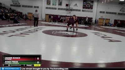 285 lbs Quarterfinal - Ayden Friese, Concordia Moorhead vs Jagger Schack, Augsburg