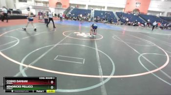 125 lbs Cons. Round 2 - Kendricks Pellicci, Ithaca vs Cosmo Damiani, Ithaca