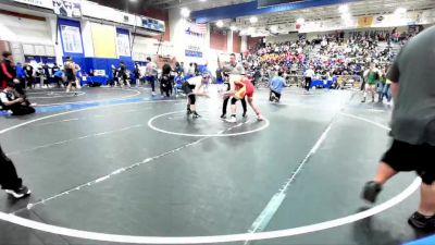 175 lbs Champ. Round 1 - Sebastian Jensen, Mt Carmel vs Trystan Escobar, Western