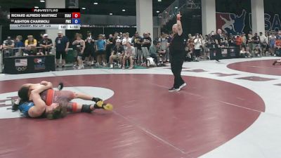 60 kg Champ. Rd Of 128 - Richard Alfredo Martinez, Saint Sebastian Athletic Club vs Ashton Charmoli, Pinnacle Wrestling Club