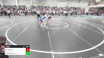 136 lbs Semifinal - Adrianna Lopez, Pikes Peak Warriors vs Paige Gershmel, Darkhorse WC