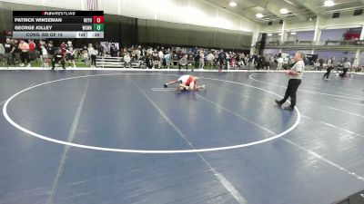 113 lbs Cons. Rd Of 16 - George Jolley, Wolf Gang Wrestling Academy vs Patrick Winseman, New York
