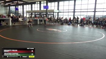 B-13 lbs Cons. Semi - Grayden Gattas, Hawkeye Wrestling Academy vs Bennett Fields, PACK732