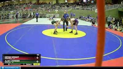 162 lbs Round 2 (4 Team) - Alan Lohmeier, Estacada vs Aryan Wright, Marshfield