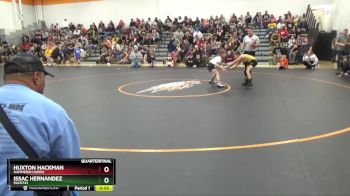 B-14 lbs Quarterfinal - Huxton Hackman, Hammerin Hawks vs Issac Hernandez, Pack732