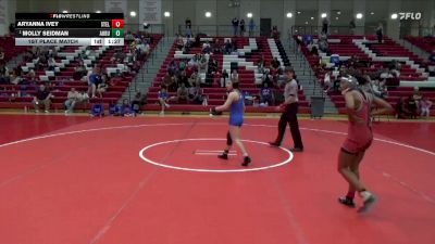 114 lbs 1st Place Match - Molly Seidman, Auburn vs Aryanna Ivey, Stanhope Elmore