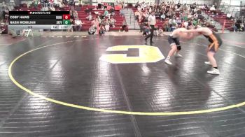 175 lbs Round 5 (8 Team) - Coby Haws, Burns/Pine Bluffs vs Nash McMilian, Skyview