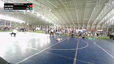 54 lbs Champ. Round 2 - Jase Imlay, Iron County Wrestling Academy vs Kai Molina, Southwest Hammers