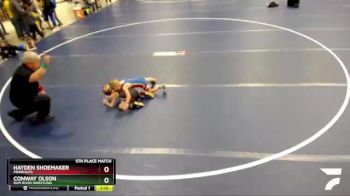 45-47 lbs 5th Place Match - Conway Olson, Rum River Wrestling vs Hayden Shoemaker, Minnesota