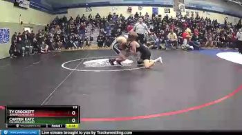 113 lbs Cons. Round 2 - Ty Crockett, Jenkins (Chewelah) vs Carter Katz, Columbia (Burbank)