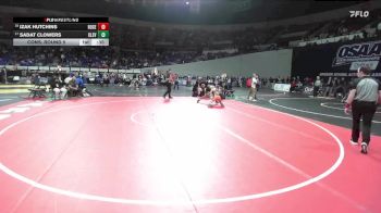 6A Boys 144 lbs Cons. Round 5 - Sadat Clowers, Cleveland Boys vs Izak Hutchins, Roseburg Boys
