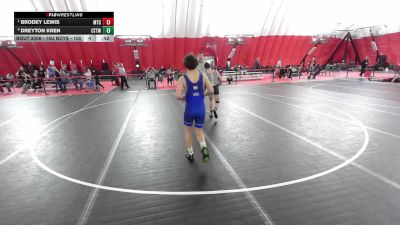 16U Boys - 132 lbs 3rd Place Match - Rylan Mlsna, Wisconsin vs Felipe Greil, Wisconsin