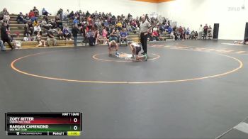 N-5 lbs Quarterfinal - Raegan Camenzind, USA MAT CLUB vs Zoey Ritter, Lisbon Mat Pack