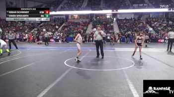 70 lbs Champ. Round 1 - Owen Spexarth, Brawlers vs Keean Schwindt, U Town Hammers Wrestling