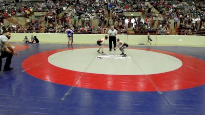 80 lbs Quarterfinal - Cael Powers, Jackson County Wrestling Club vs Andrew Wall, Georgia