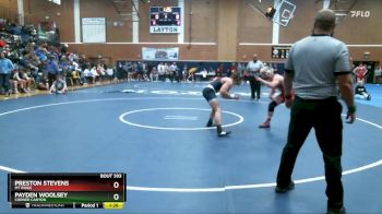 157 lbs Semifinal - Preston Stevens, Mt Ridge vs Payden Woolsey, Corner Canyon