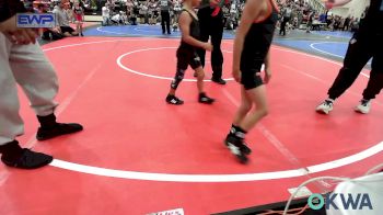 55 lbs Consi Of 8 #2 - Brooks Clay, Skiatook Youth Wrestling vs Weston Pulliam, Skiatook Youth Wrestling