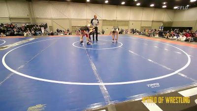 135 lbs Rr Rnd 1 - Jillie Bradley, POWA Girls vs Faith Cheatham, RAW Girls