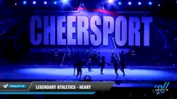 Legendary Athletics - Heart [2021 L2 Youth - D2 - Small - B Day 1] 2021 CHEERSPORT National Cheerleading Championship