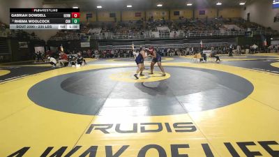 235 lbs Rr Rnd 3 - Gabriah Dowdell, Germantown Friends School vs Rhema Woolcock, Choate Rosemary Hall