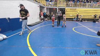 45 lbs Consi Of 8 #2 - Arrow Fife, Tecumseh Youth Wrestling vs Elijah Bustos, Silvaback Training Center LV