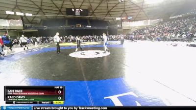 86 lbs Champ. Round 1 - Sam Race, Deer Park Ironman Wrestling Club vs Kaed Davis, Twin City Wrestling Club