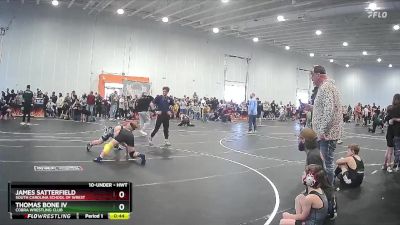 65 lbs Cons. Semi - James Beaudoin, Eastside Youth Wrestling vs Grayson Jordan, South Carolina School Of Wrest