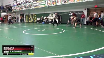 132 lbs Semifinal - Vinnie D` Alessandro, Mayfield vs Daniel Jang, Upper Arlington