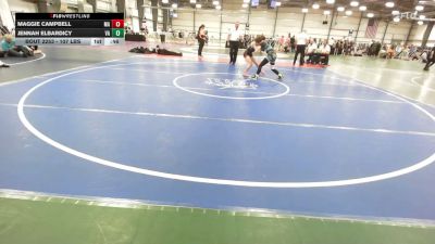 107 lbs Consi Of 16 #2 - Maggie Campbell, MA vs Jennah ElBardicy, VA