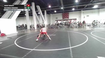 123 lbs Consi Of 8 #1 - Drew Wright, Natrona Colts vs Maximus Fregoso, Threshold WC