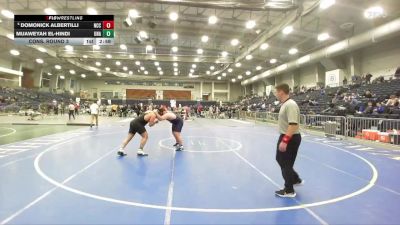 285 lbs Cons. Round 3 - Domonick Albertilli, Nassau Community College vs Muaweyah El-Hindi, Unattached