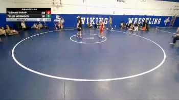 77 lbs Round 1 - Liliana Sharp, Uintah Girls Wrestling vs Ellie Worwood, JWC
