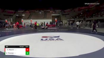 182 lbs Quarterfinal - Aiden Roschi, Vacaville Wrestling Club vs Drake Thomas, California