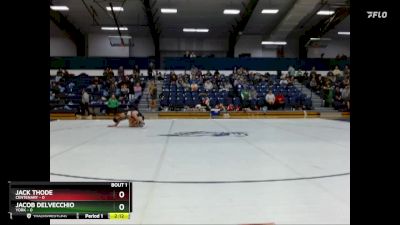 125 lbs Finals (2 Team) - Jacob Delvecchio, York vs Jack Thode, Centenary