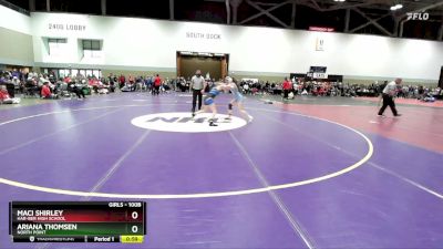 100B Quarterfinal - Ariana Thomsen, North Point vs Maci Shirley, Har-Ber High School