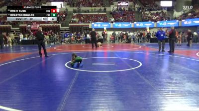 62 lbs Cons. Round 2 - Braxton Bowles, Ennis Wrestling Club vs Rhett Suek, Casper Wrestling Club