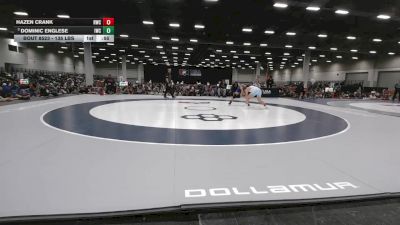 135 lbs 1st Place Match - Hazen Crank, Raw Wrestling Club vs Dominic Englese, ISI Wrestling Club